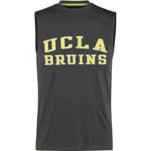 UCLA Bruins Charcoal Under Armour Catalyst Sleeveless T 