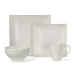 Mikasa Stone Ridge White 4 Piece Place Setting  Kitchen 