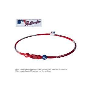  Phiten Titanium MLB All Star Game 2010 Necklace   Red   18 