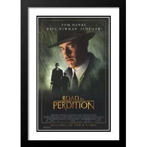 Road to Perdition 32x45 Framed and Double Matted Movie Poster   Style 