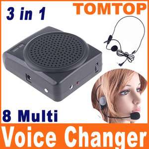   Multi Voice Changer Microphone Megaphone Loudspeaker 3 in 1  
