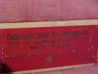 Durham Duplex Double Edge Razor new blades sealed box  