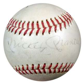 Mickey Mantle Autographed Signed Baseball PSA/DNA #K39861  