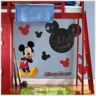 Mickey Mouse Chalkboard Wall Decals Childrens Stickers 034878034867 
