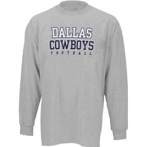  Dallas Cowboys Youth Grey Practice Long Sleeve Tee Sports 
