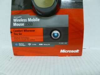 NEW Microsoft Mobile Mouse 3500 Gold Nano Transceiver Compatible With 
