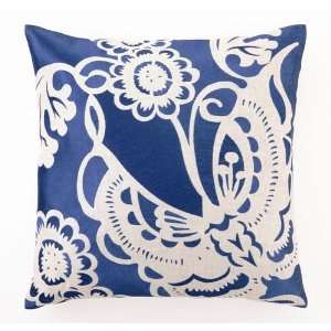  Trina Turk Blue Butterfly Pillow