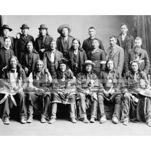  1891 Sioux Indian Delegation To Washington D.C. [16 x 20 