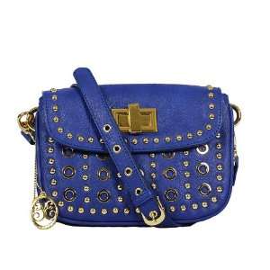  Blue Vieta Louisa Blue Shoulder Bag ~Faux Leather with 