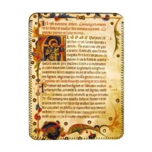  Historiated initial A showing St   iPad Cover 