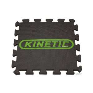  Kinetic Interlocking Trainer Mat 12 Squares Black Sports 