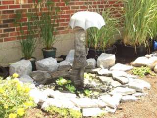   fountain will add a whimsical touch to your pond, backyard or water