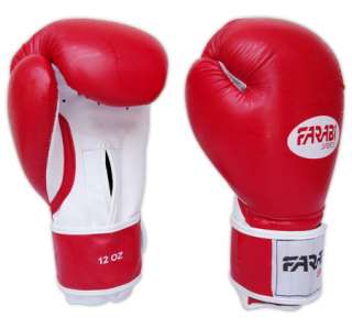 Boxing gloves sparring gloves punch bag training mitts mma RED 10oz 