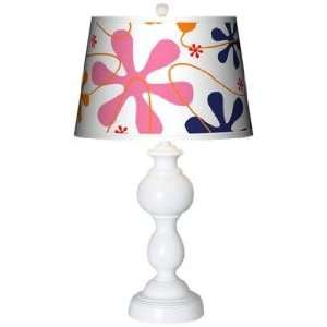  Retro Pink Giclee Sutton Table Lamp