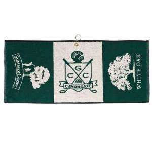  Custom loop terry jacquard golf towel, 16 x 40, assorted 