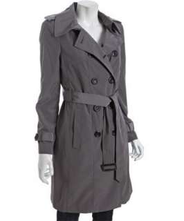 Calvin Klein charcoal water resistant belted trench   up to 70 