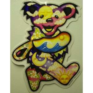   Jerry Garcia Hippie Dancing Bear Dan Morris Garcia Art Decal Sticker