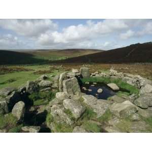  Hut Foundations, Grimspound Enclosure, Dartmoor, Devon 