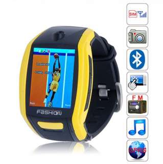 Quadband Cell Phone Watch Mobile MP4 Bluetooth Video F6  