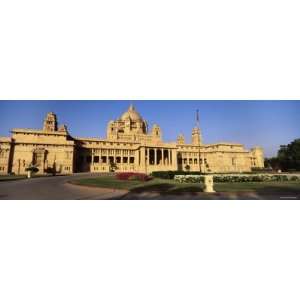 Facade of a Palace, Umaid Bhawan, Jodhpur, Rajasthan, India Premium 