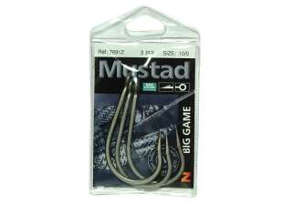 Mustad Z Steel 7691Z Southern and Tuna High Carbon Steel Hooks