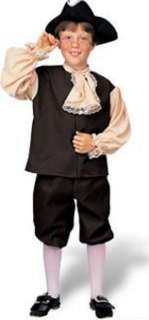 Costumes American Colonial Boy Dlx Costume Set  