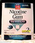 STOP SMOKING AID NICOTINE GUM 2mg 99 PIECES COATED MINT