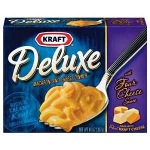Kraft Deluxe Macaroni & Cheese With Four Cheese Sauce 14 oz  