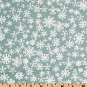   Miller Snow Fall Turquoise Fabric By The Yard Arts, Crafts & Sewing