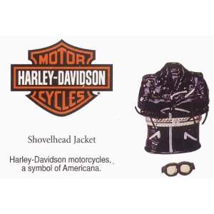  Harley Davidson Leather Jacket PHB Hinged Box