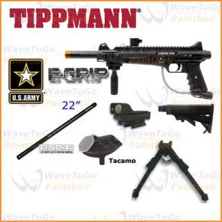   Tippmann Carver One EGRIP Paintball Sniper Marker 22 Combo  