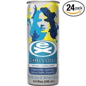   Drinks Ex Chillout, Natural Calming Drink, 8.4 Ounce Cans (Pack of 24