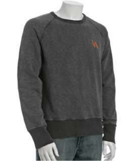 Nudie Jeans olive cotton Sten crewneck sweatshirt   up to 70 