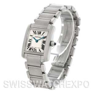 Cartier Tank Francaise Ladies Steel Watch W51008Q3  