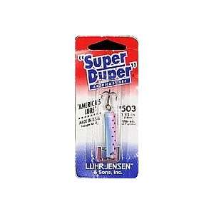 Luhr Jensen Fishing Tackle Super Duper 1 1/2 inch Rainbw Trout