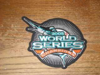 FLORIDA MARLINS 2003 WORLD SERIES PATCH 5 1/2 INCHES  