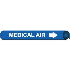  PIPE MARKERS MEDICAL AIR W/BLUE