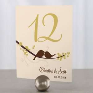 Love Bird Table Number   Numbers 13 24   Spring  Kitchen 