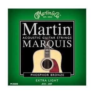  Martin M2000 Marquis 92/8 Phosphor Bronze Extra Light Acoustic 