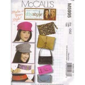  McCalls Pattern for Hats, Bags & Belts, M5995 Arts 