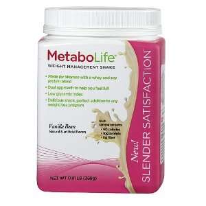  MetaboLifeÂ® Weight Management Shake   Vanilla Bean 