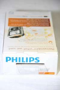 New Philips LFH0655/27 4GB Rechargeable Digital Voice Recorder Tracer 