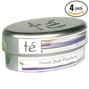   Ultra Premium Loose Tea, Finest Jade Pouchong, Mini Tins (Pack of 4