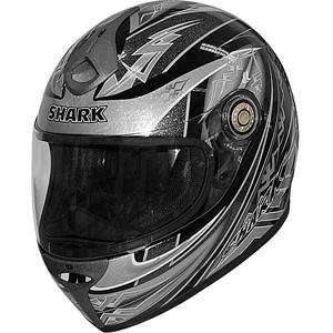  Shark RSF 3 Axium Helmet   Small/Silver Automotive