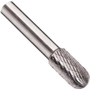 PFERD Tough Series Cylindrical Carbide Bur, Uncoated (Bright) Finish 