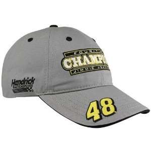  #48 Jimmie Johnson Gray 4 Time Sprint Cup Champion 