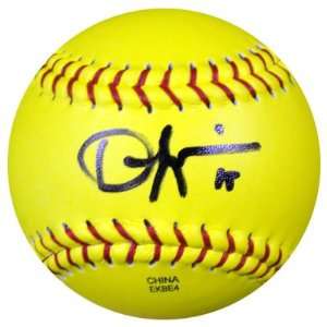   Autographed Official NCAA Worth Softball MCS COA 