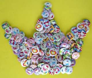 New Hello Kitty badge pin 102 pcs dia 2.5cm Random  