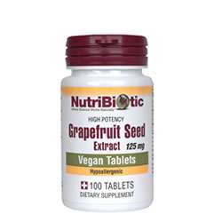 NUTRIBIOTIC GRAPEFRUIT SEED EXTRACT TABLETS 125mg 100ct 728177010133 