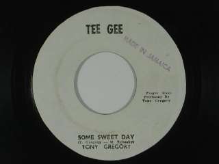 TONY GREGORY northern/reggae/mod soul 45 LIFT ME FROM THE GROUND VG+ 